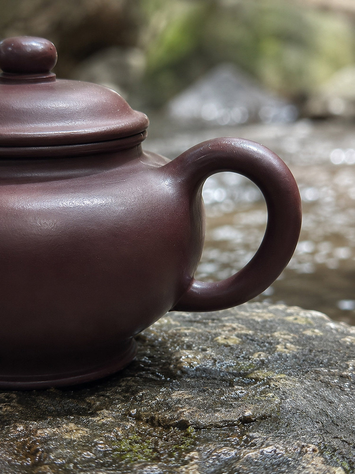 Handmade Duozhi Yixing Zisha Teapot – Shihong Clay, 150ml