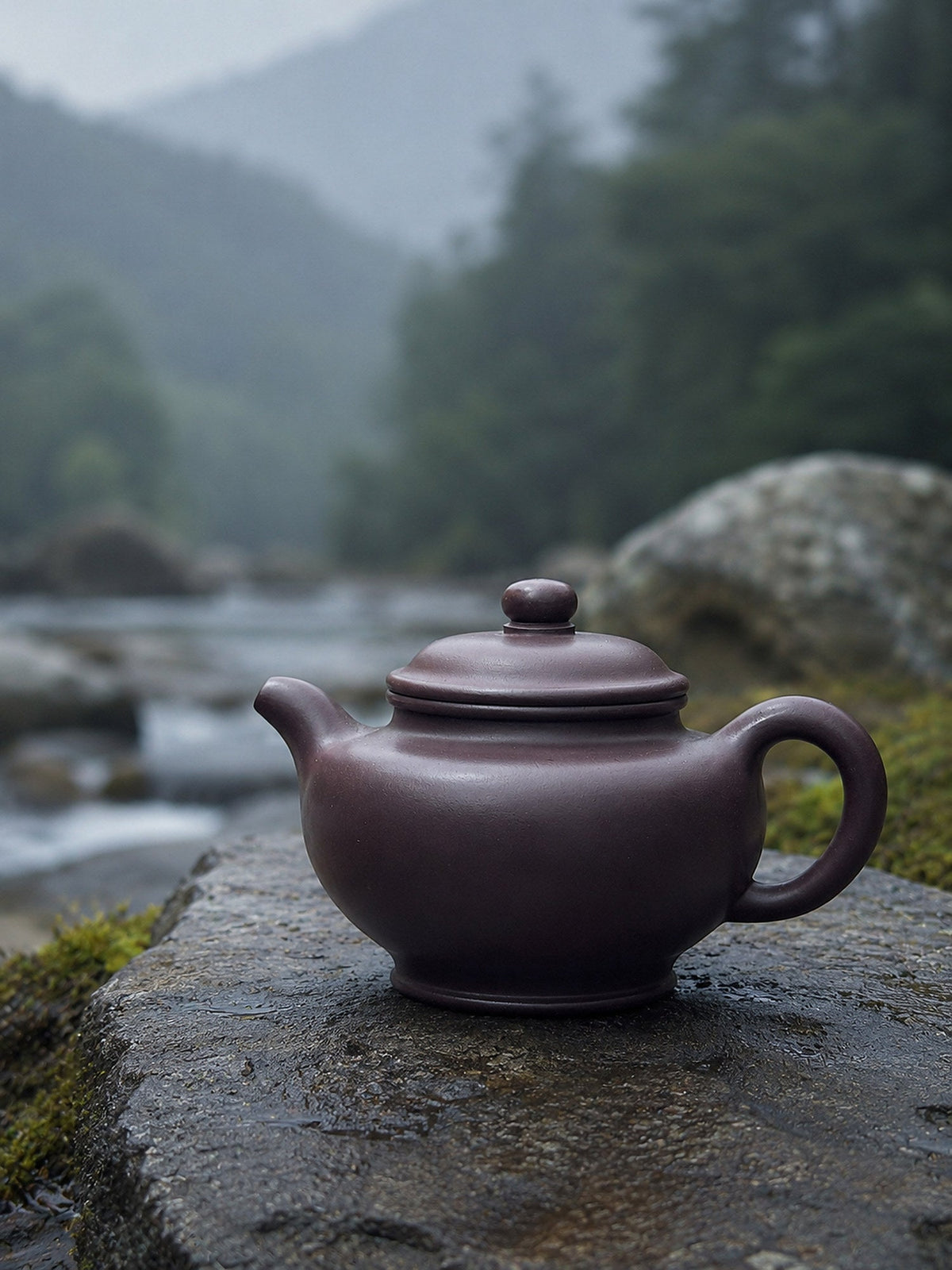 Handmade Duozhi Yixing Zisha Teapot – Shihong Clay, 150ml