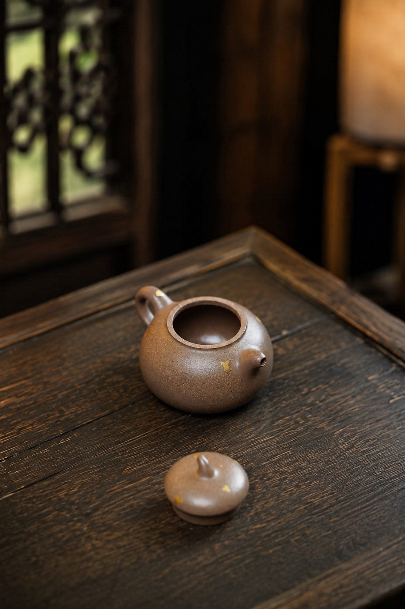 Eggplant Form Yixing Zisha Teapot – Qing Jiangponi Clay, 90ml