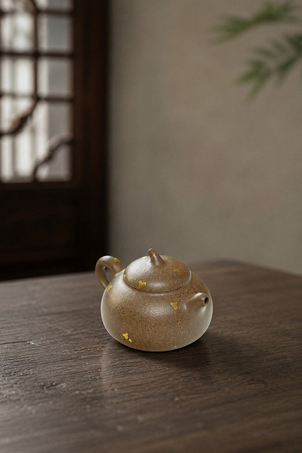 Eggplant Form Yixing Zisha Teapot – Qing Jiangponi Clay, 90ml