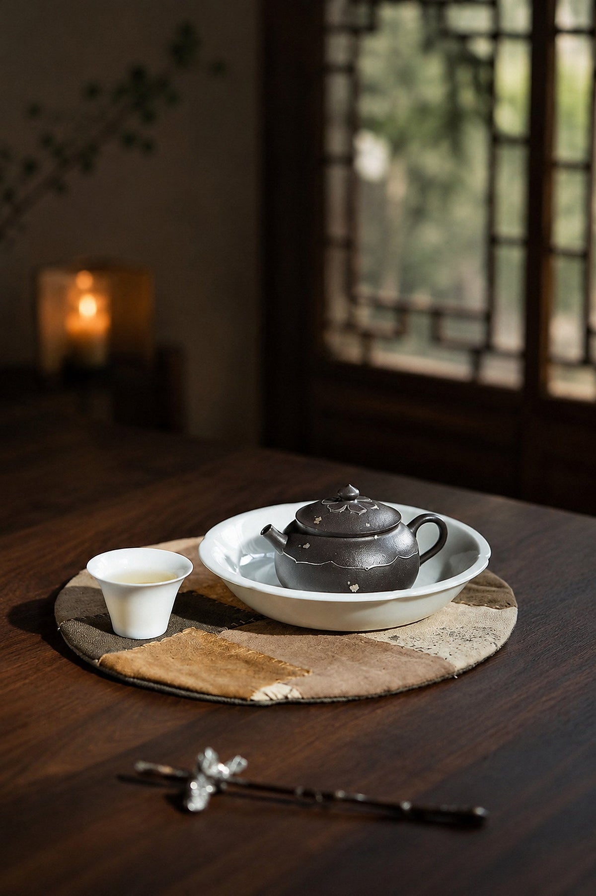 Handmade Fan Lian Wu Xiang Yixing Zisha Teapot – Tianqingni Clay, 100ml