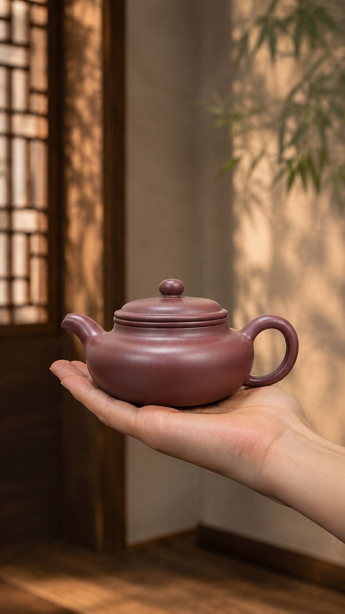 Fanggu Yixing Zisha Teapot – Dicaoqing Zini Clay, 130ml