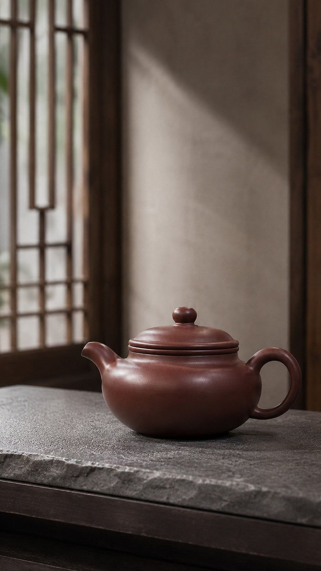 Fanggu Yixing Zisha Teapot – Dicaoqing Zini Clay, 130ml