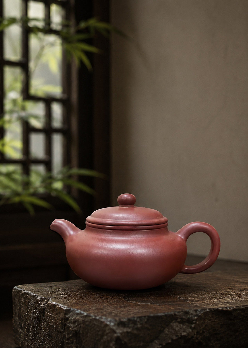 Fanggu Yixing Zisha Teapot – Dicaoqing Zini Clay, 130ml