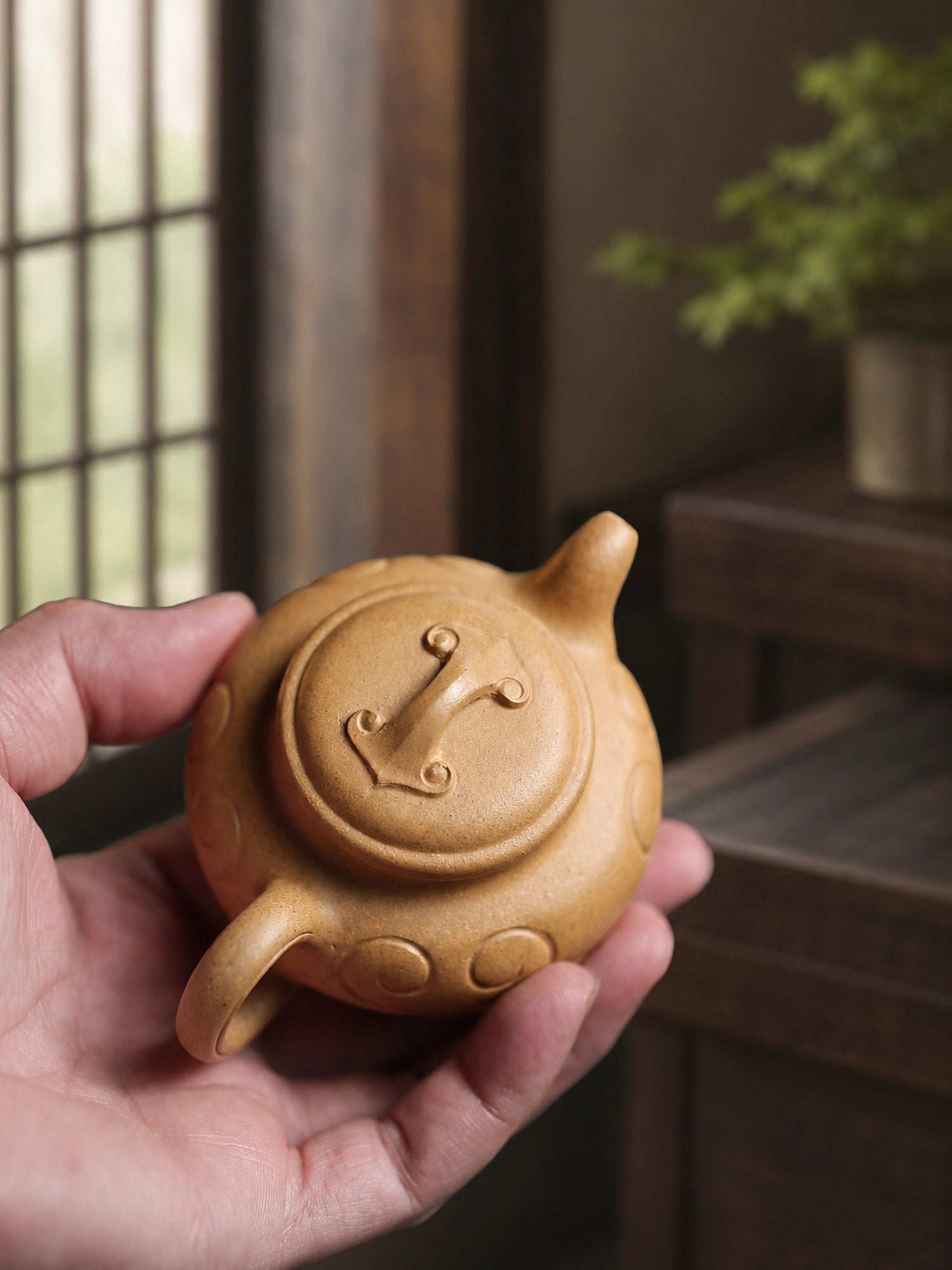 Handmade Fanggu Yixing Zisha Teapot – Duanni Clay, 125ml