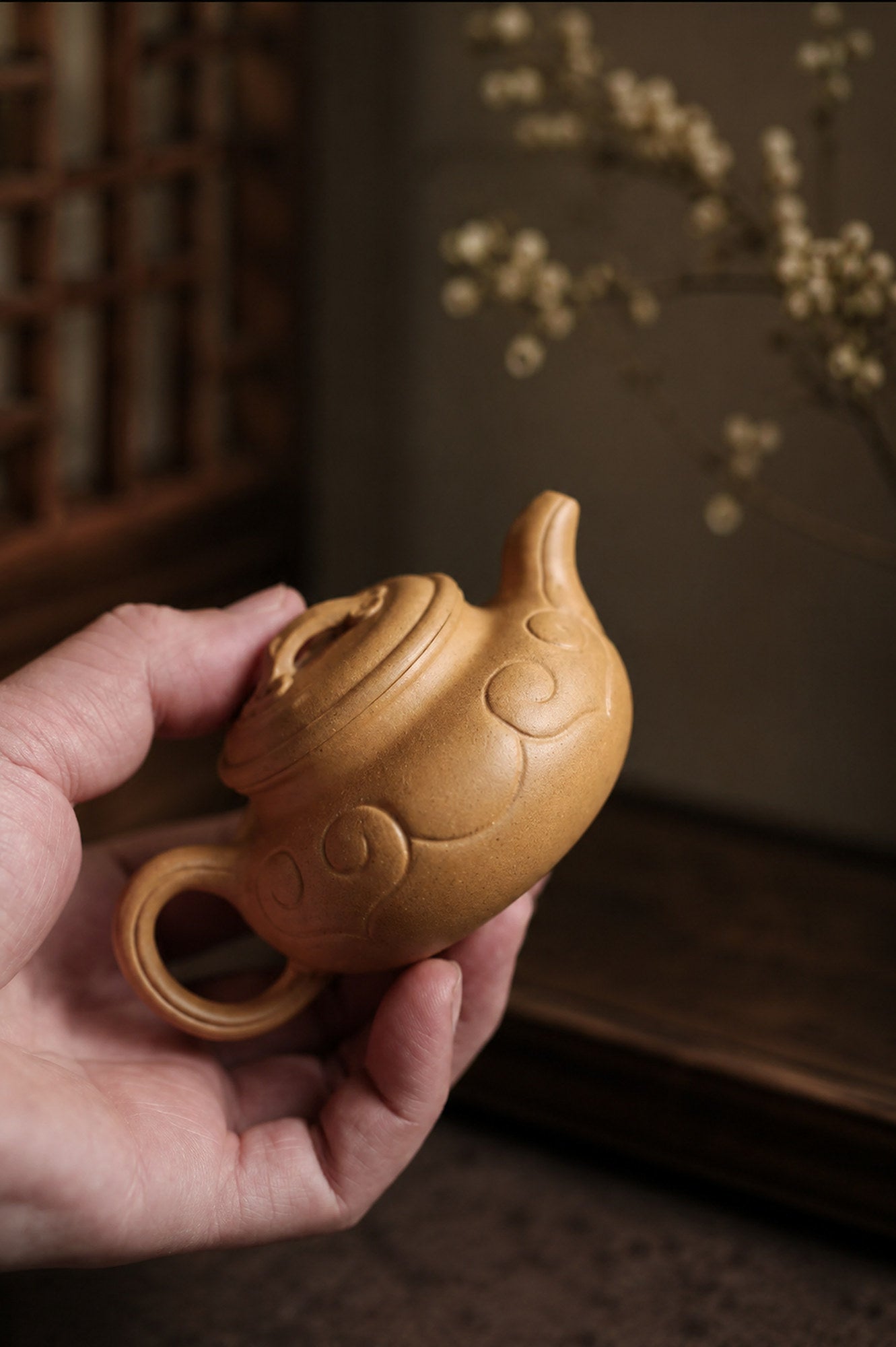 Handmade Fanggu Yixing Zisha Teapot – Duanni Clay, 125ml