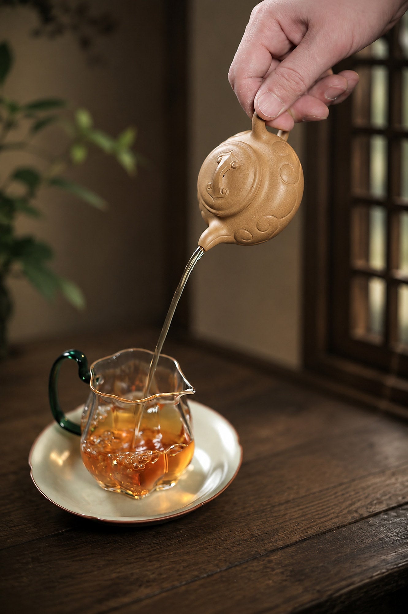 Handmade Fanggu Yixing Zisha Teapot – Duanni Clay, 125ml