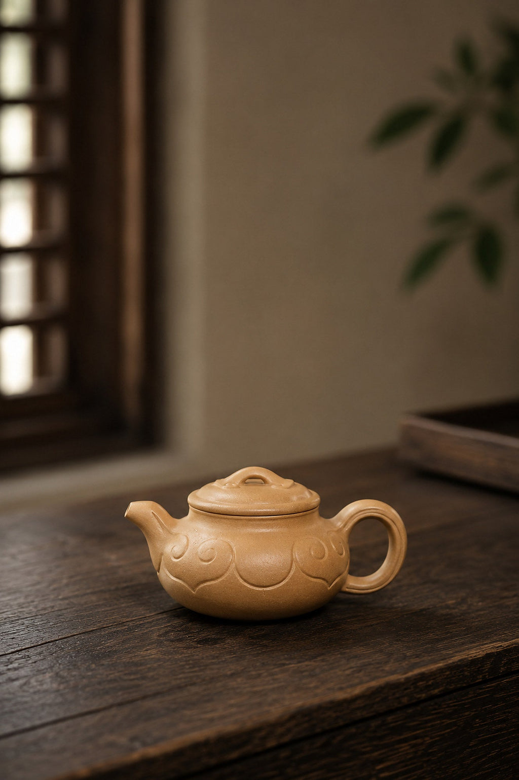 Handmade Fanggu Yixing Zisha Teapot – Duanni Clay, 125ml