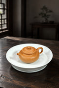 Handmade Fanggu Yixing Zisha Teapot – Golden Duanni Clay, 110ml
