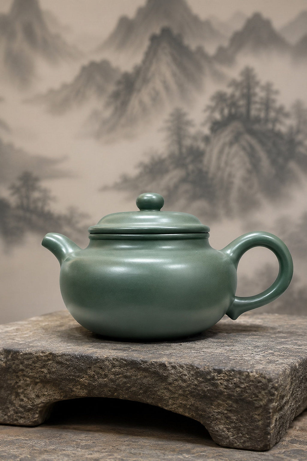 Handmade Fanggu Yixing Zisha Teapot – Luni Clay, 200ml