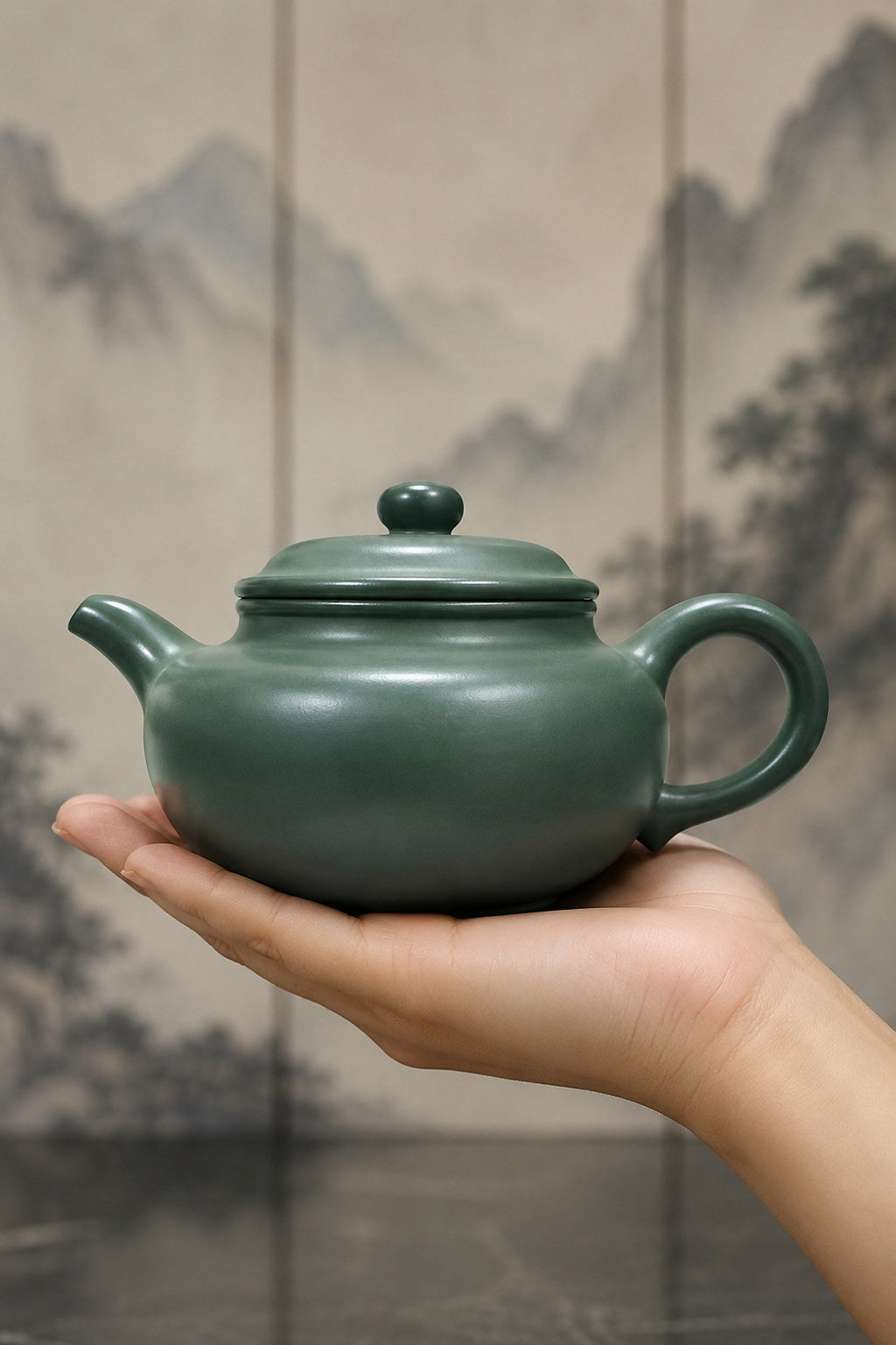 Handmade Fanggu Yixing Zisha Teapot – Luni Clay, 200ml