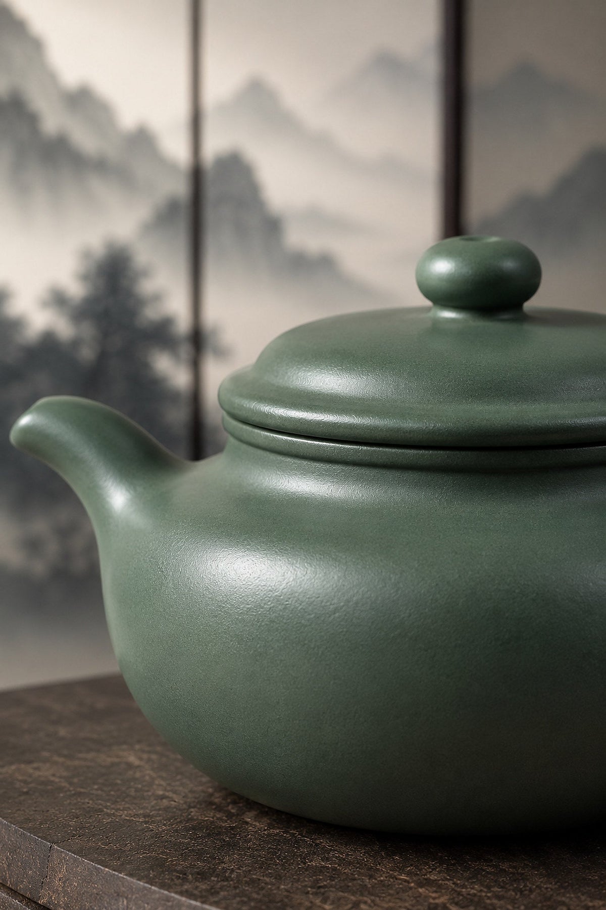 Handmade Fanggu Yixing Zisha Teapot – Luni Clay, 200ml