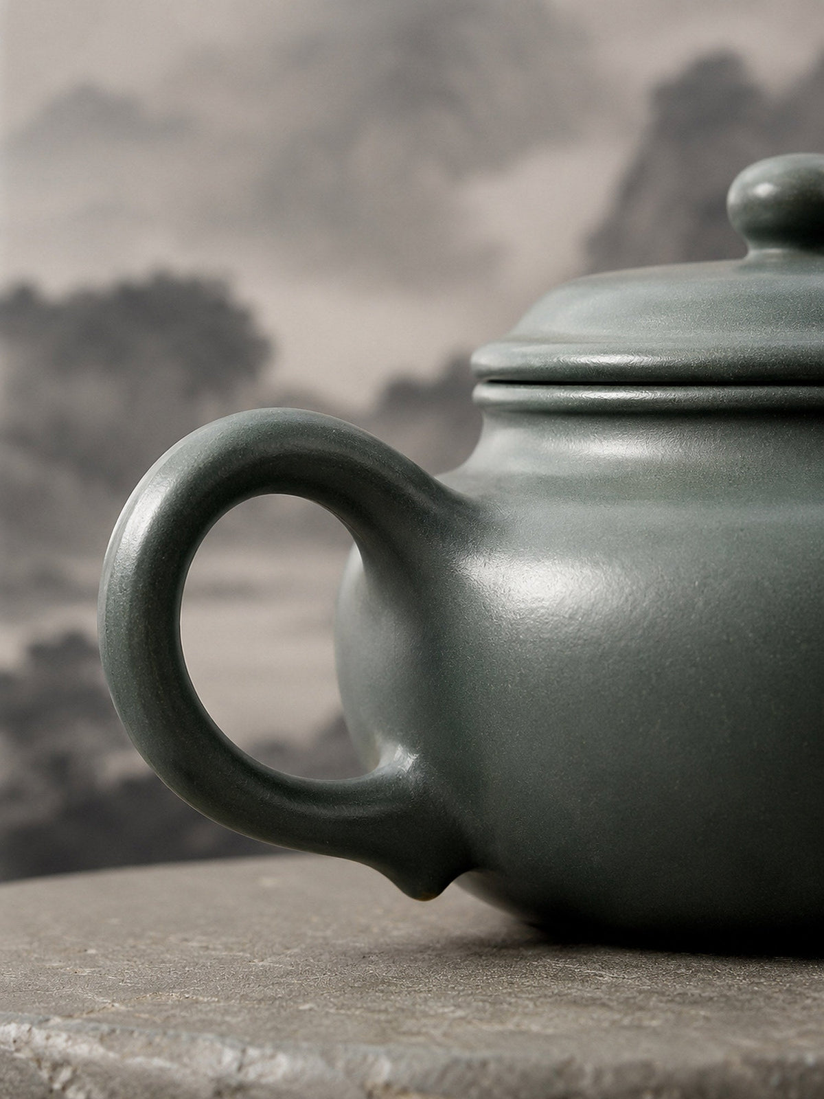 Handmade Fanggu Yixing Zisha Teapot – Luni Clay, 200ml
