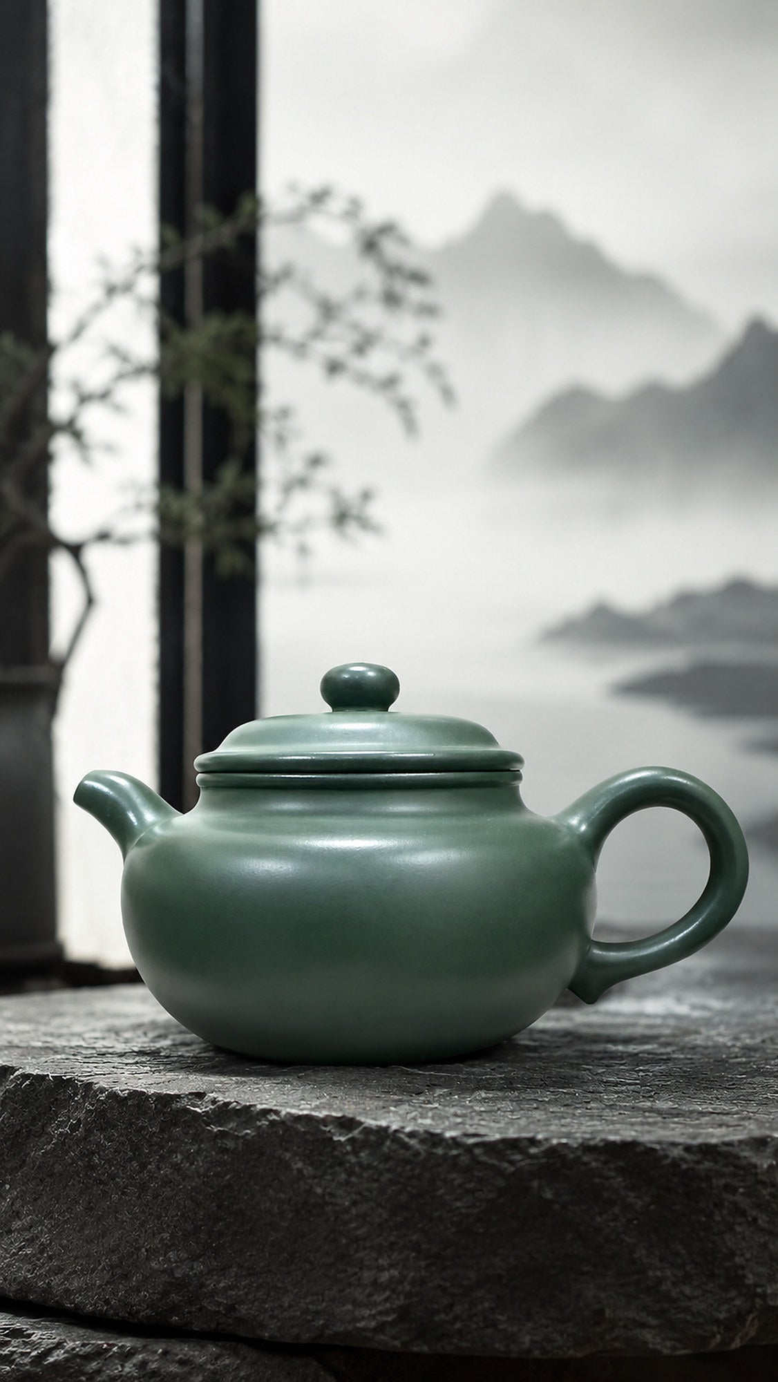 Handmade Fanggu Yixing Zisha Teapot – Luni Clay, 200ml