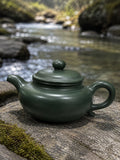 Handmade Fanggu Yixing Zisha Teapot – Luni Clay, 110ml
