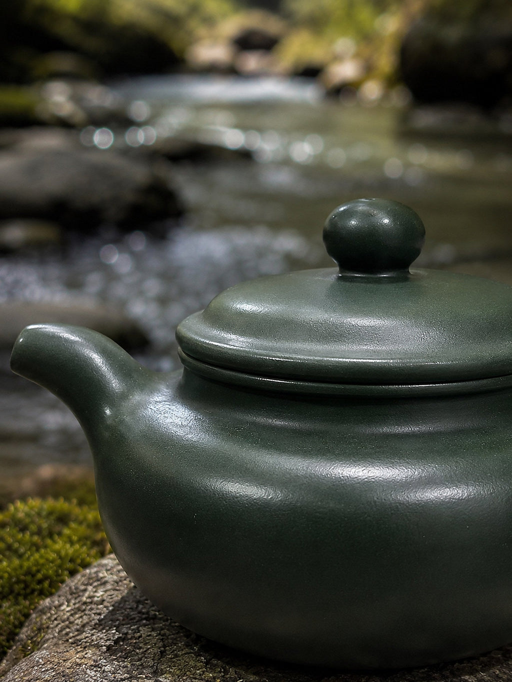 Handmade Fanggu Yixing Zisha Teapot – Luni Clay, 110ml