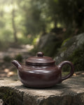 Handmade Fanggu Yixing Zisha Teapot – Shihong Clay, 200ml