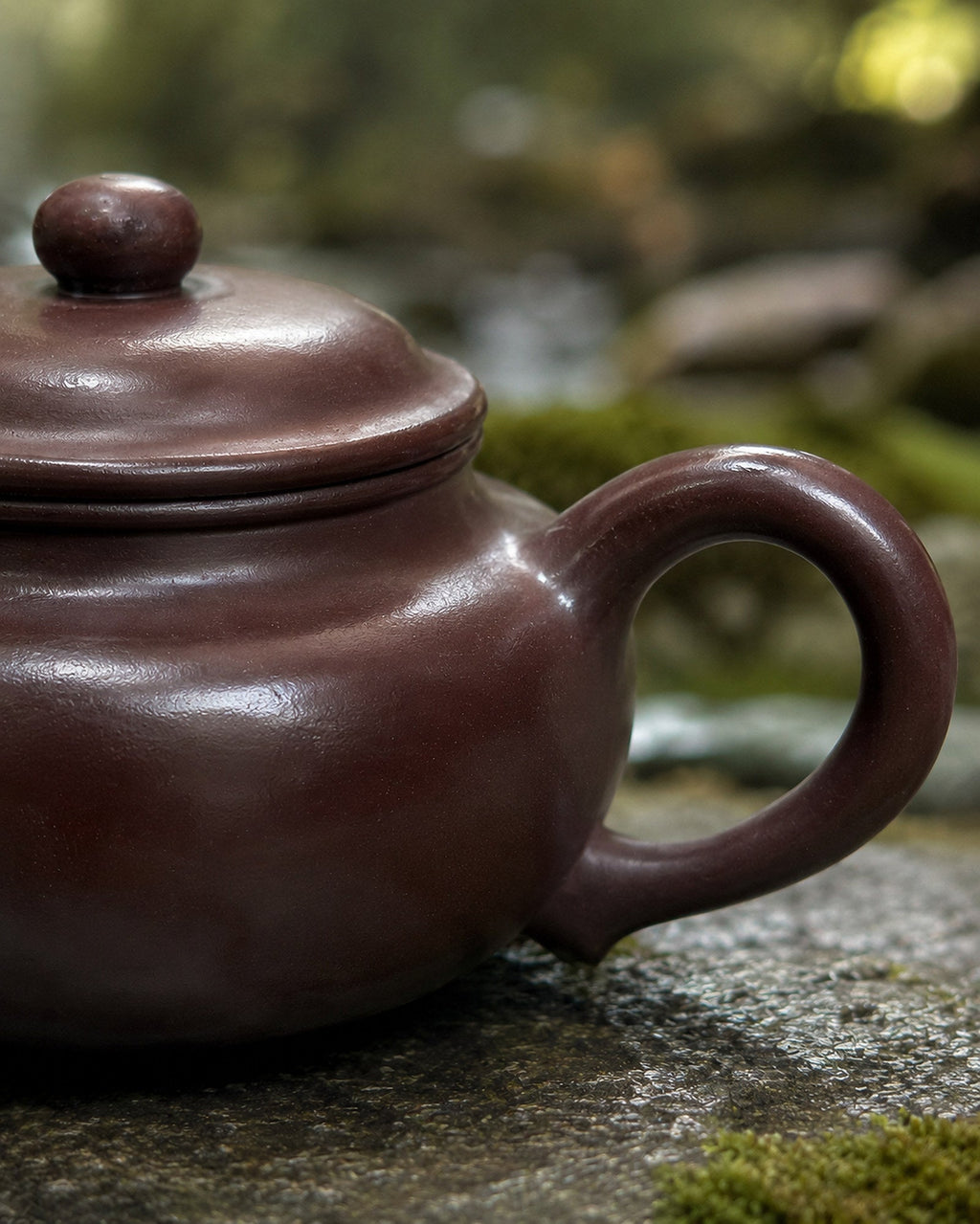 Handmade Fanggu Yixing Zisha Teapot – Shihong Clay, 200ml