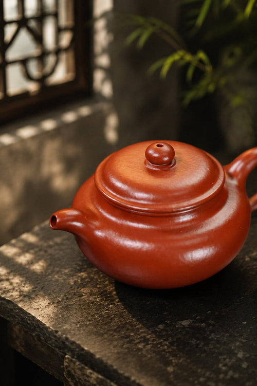 Handmade Fanggu Yixing Zisha Teapot – Zhuni Clay, 70ml