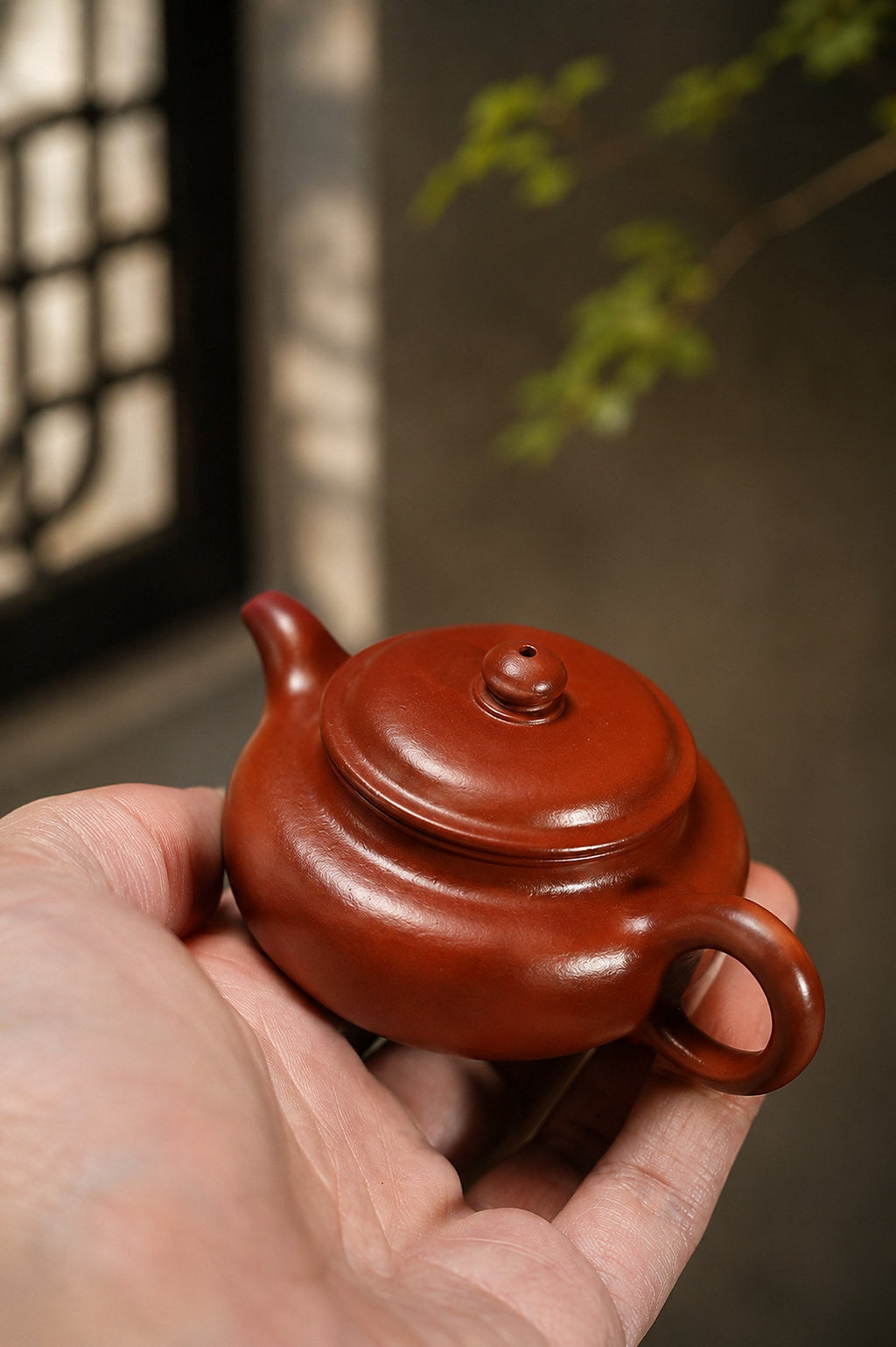 Handmade Fanggu Yixing Zisha Teapot – Zhuni Clay, 70ml