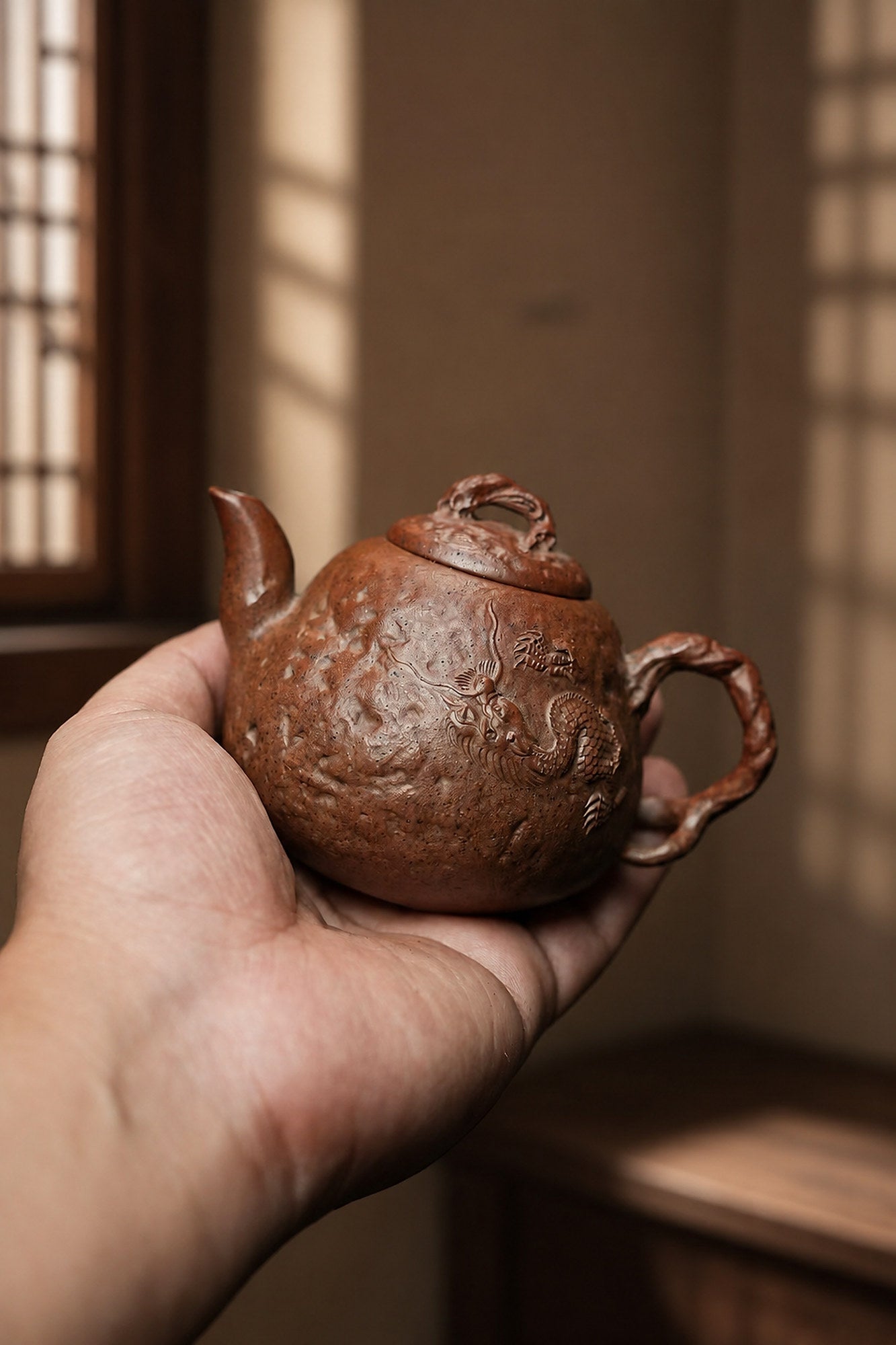 Gongchun Yixing Zisha Teapot – Golden Duanni Clay, 150ml