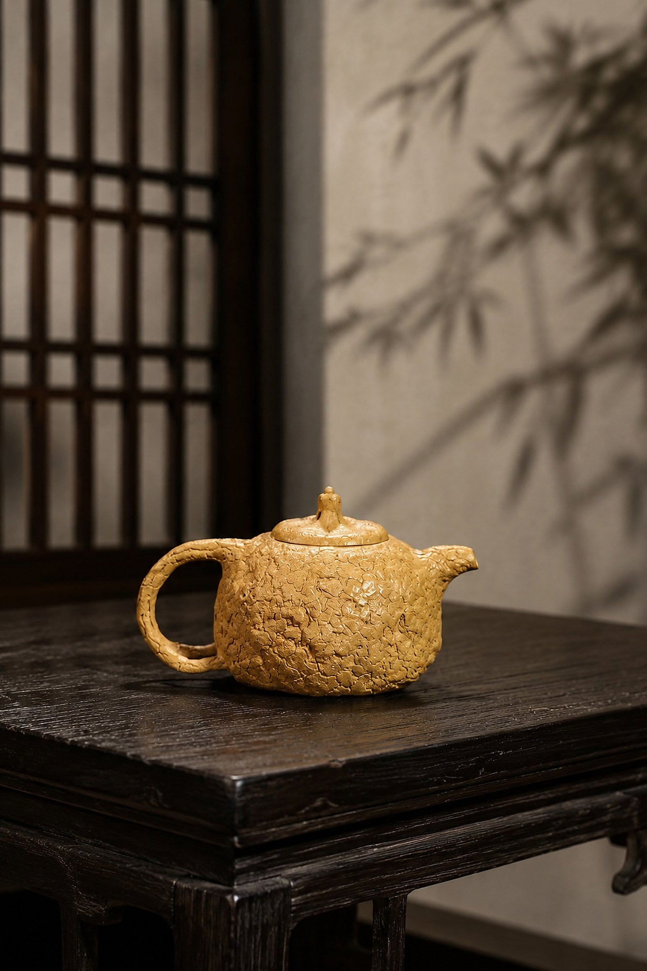 Handmade Gongchun Yixing Zisha Teapot – Golden Duanni Clay, 160ml