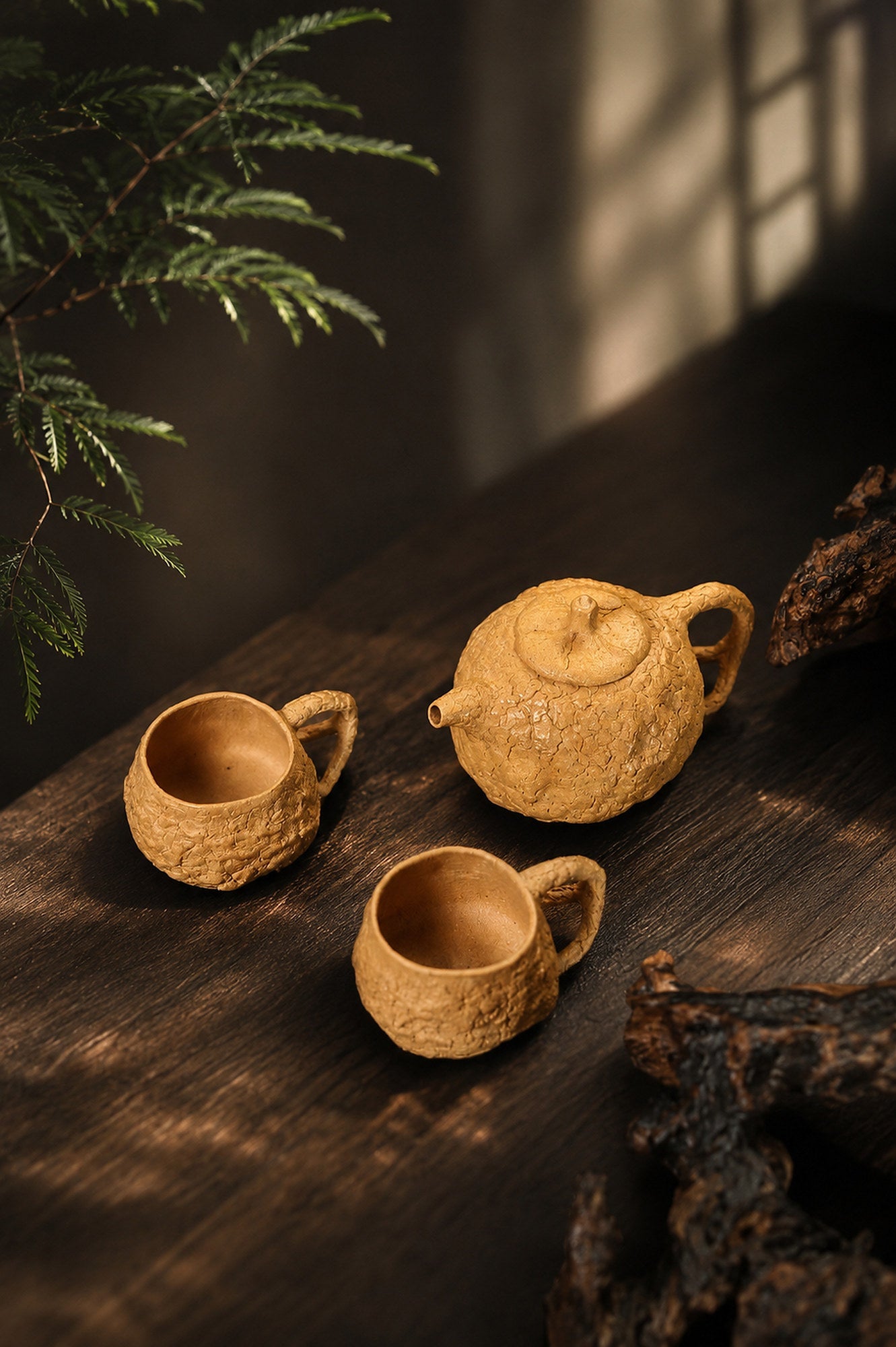 Handmade Gongchun Yixing Zisha Teapot – Golden Duanni Clay, 160ml