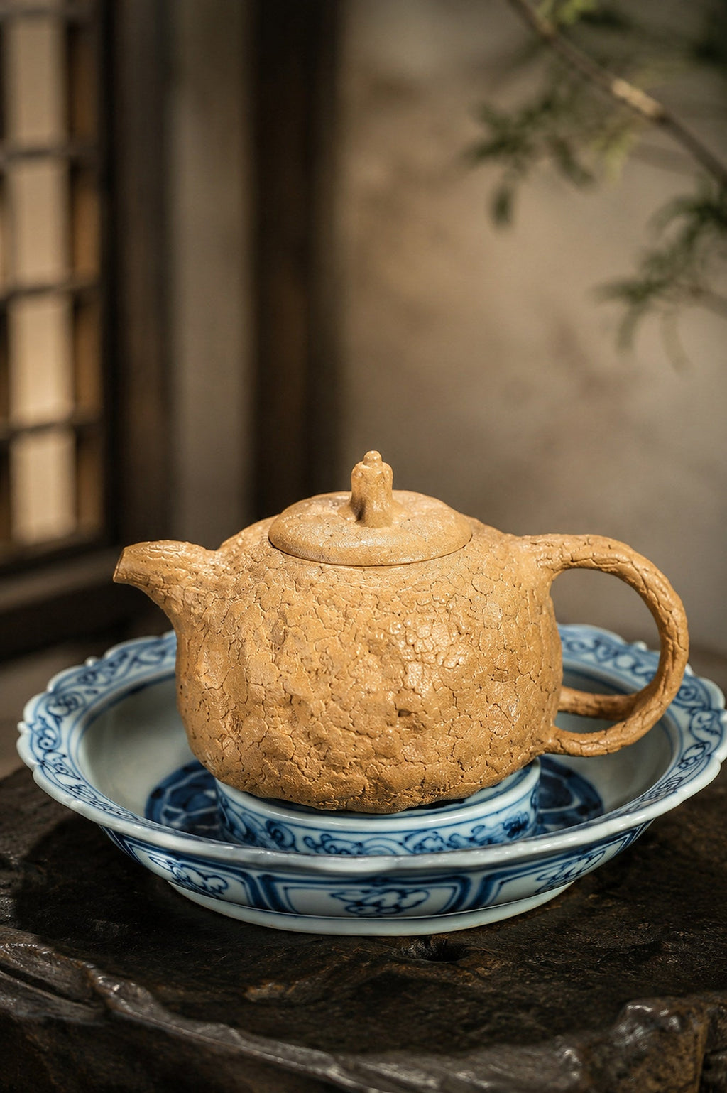 Handmade Gongchun Yixing Zisha Teapot – Golden Duanni Clay, 160ml