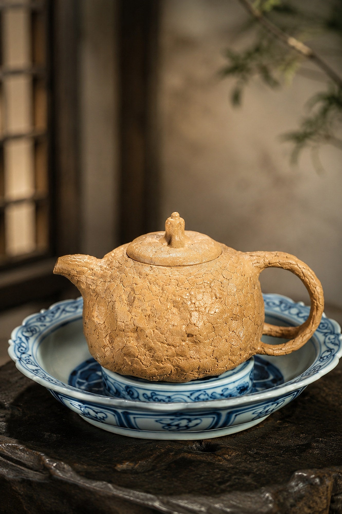 Handmade Gongchun Yixing Zisha Teapot – Golden Duanni Clay, 160ml