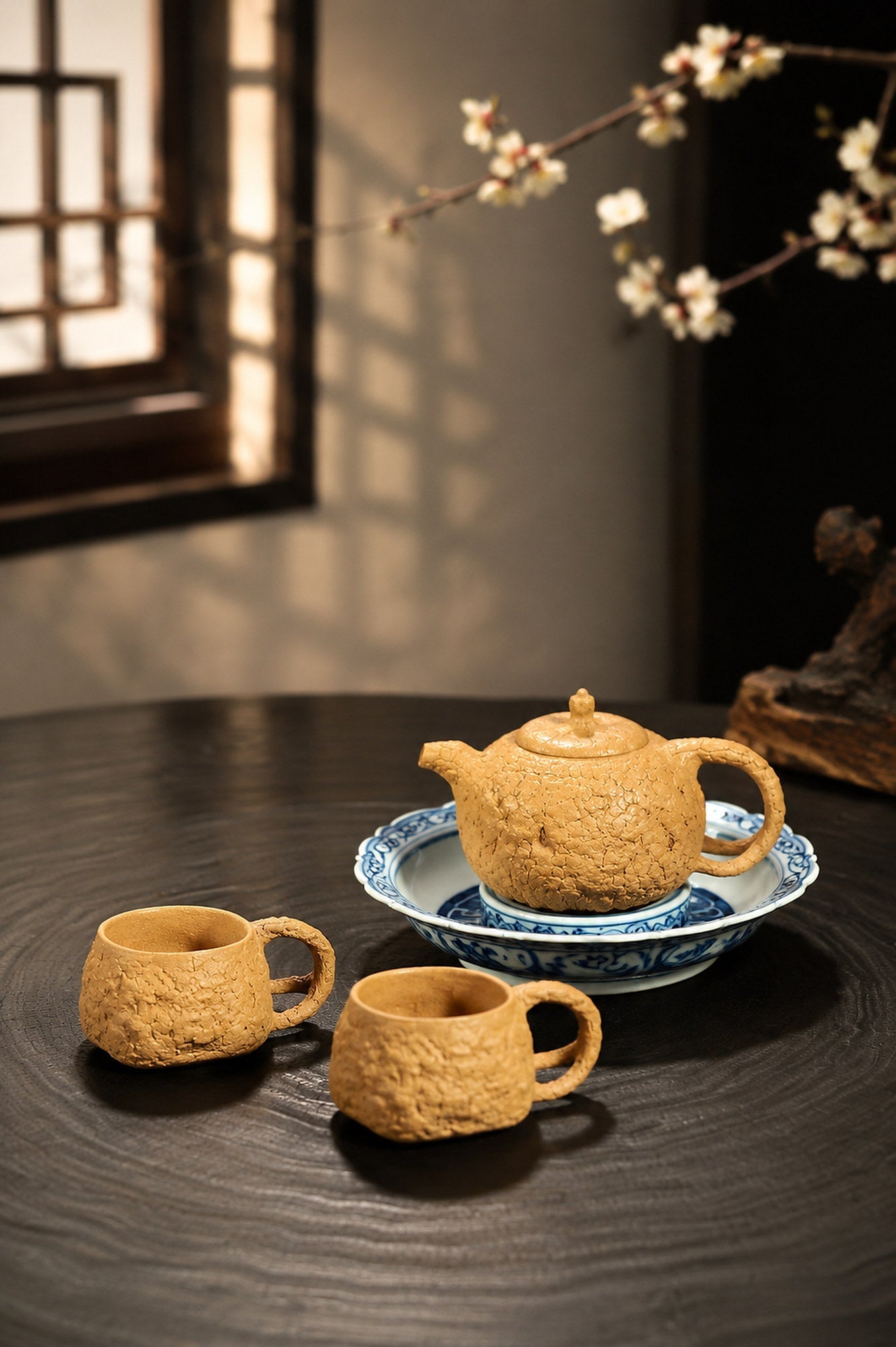 Handmade Gongchun Yixing Zisha Teapot – Golden Duanni Clay, 160ml