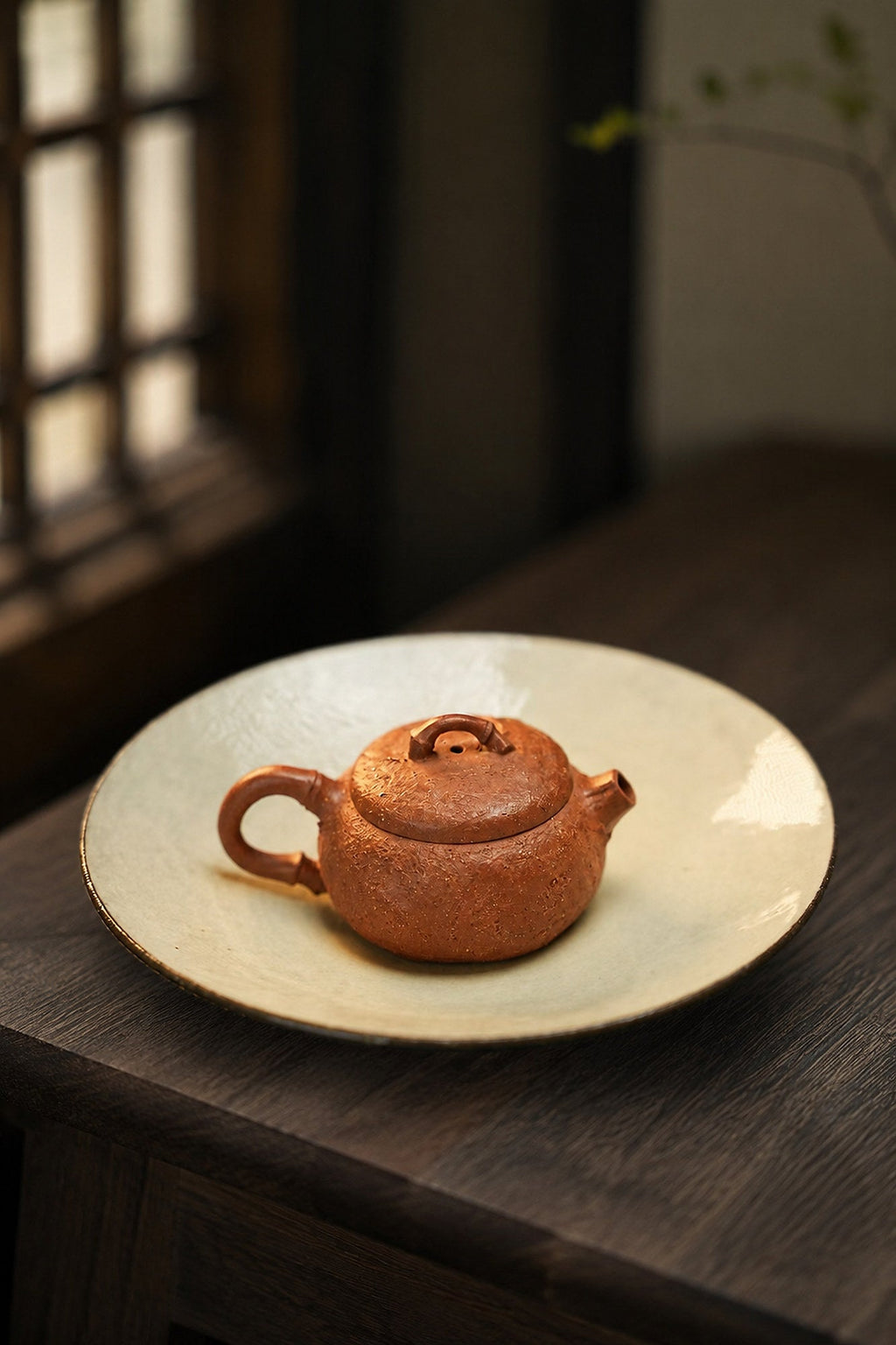 Gongchun Yixing Zisha Teapot – Yellow Jiangponi Clay, 50ml
