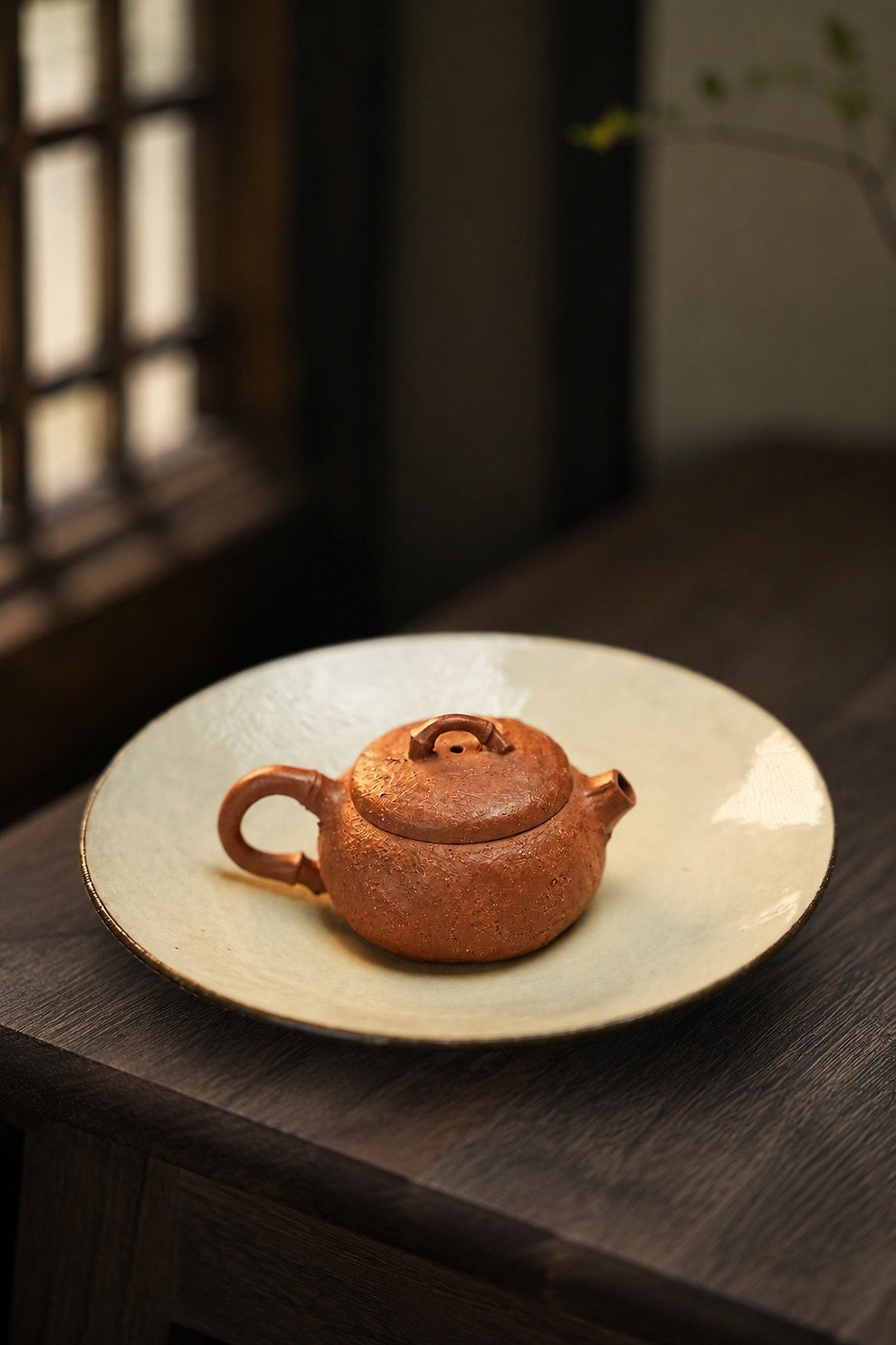 Gongchun Yixing Zisha Teapot – Yellow Jiangponi Clay, 50ml