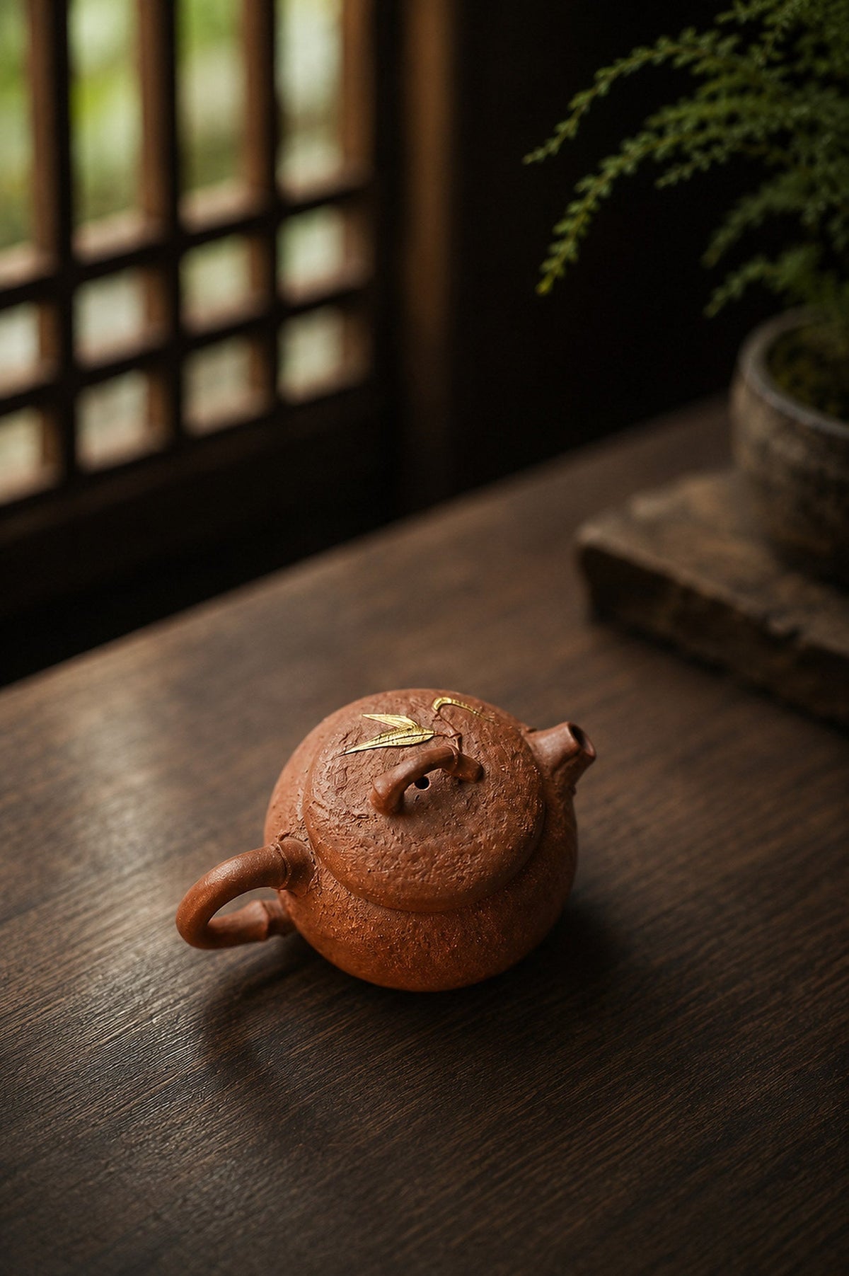 Gongchun Yixing Zisha Teapot – Yellow Jiangponi Clay, 50ml