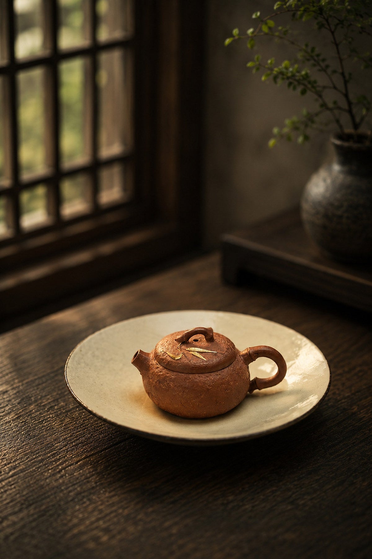 Gongchun Yixing Zisha Teapot – Yellow Jiangponi Clay, 50ml