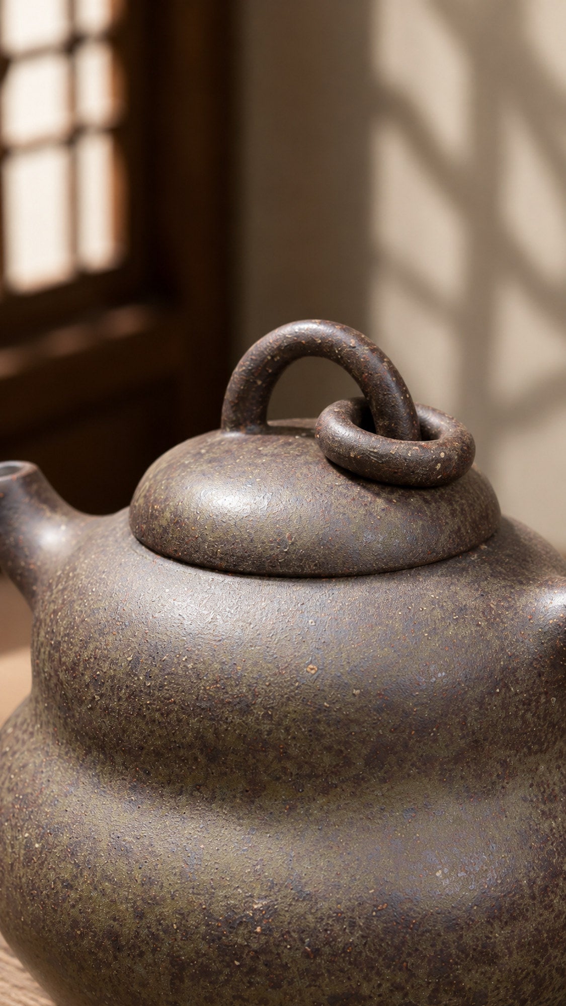 Gourd Form Yixing Zisha Teapot – Xiekeqing Clay, 210ml