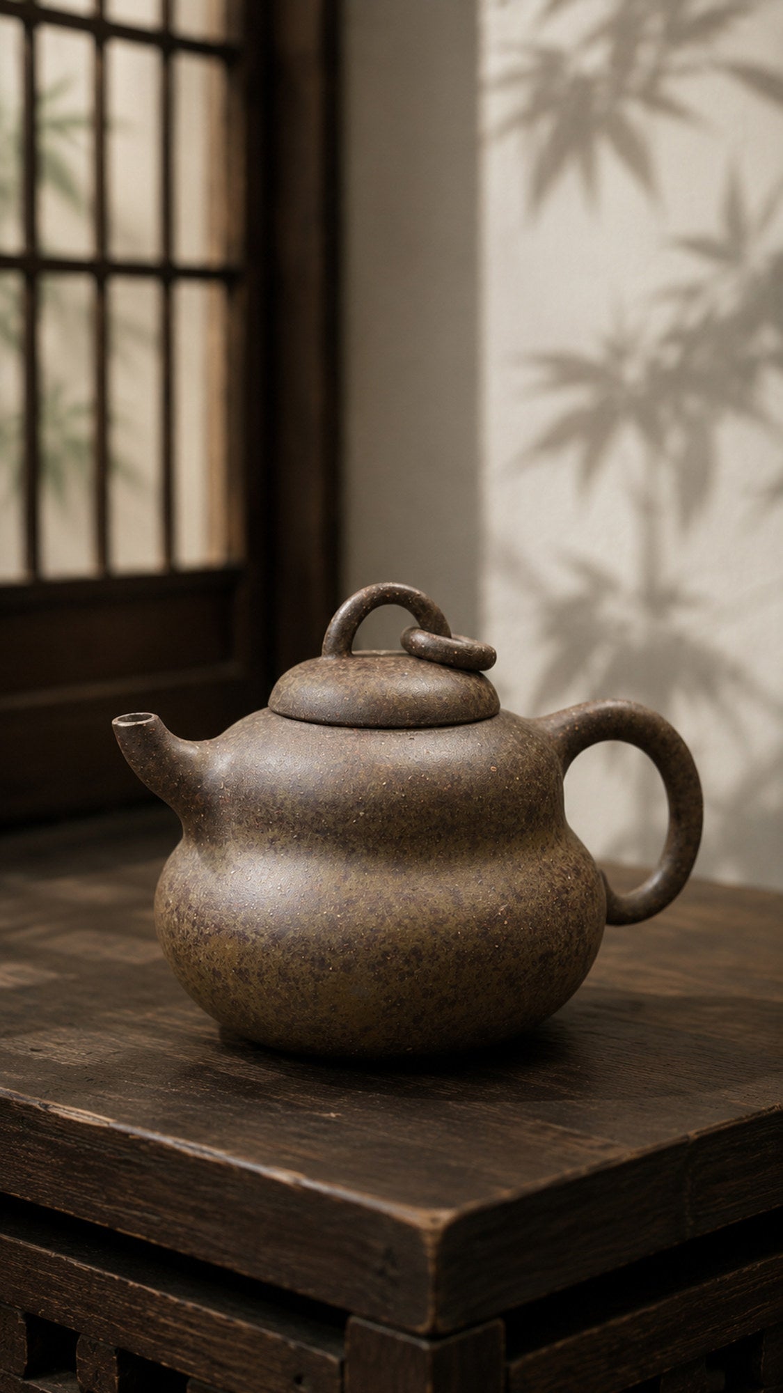 Gourd Form Yixing Zisha Teapot – Xiekeqing Clay, 210ml