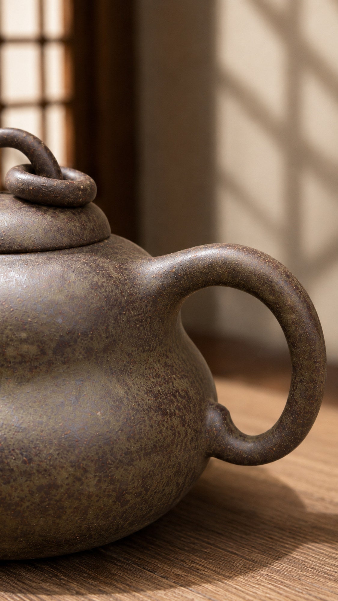 Gourd Form Yixing Zisha Teapot – Xiekeqing Clay, 210ml