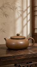 Handmade Han Jiang Yixing Zisha Teapot – Chijin Zini Clay, 170ml