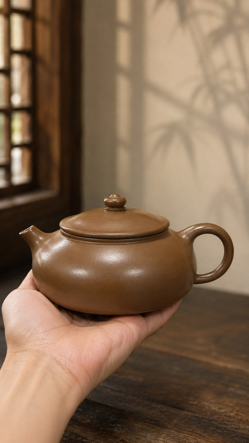 Handmade Han Jiang Yixing Zisha Teapot – Chijin Zini Clay, 170ml