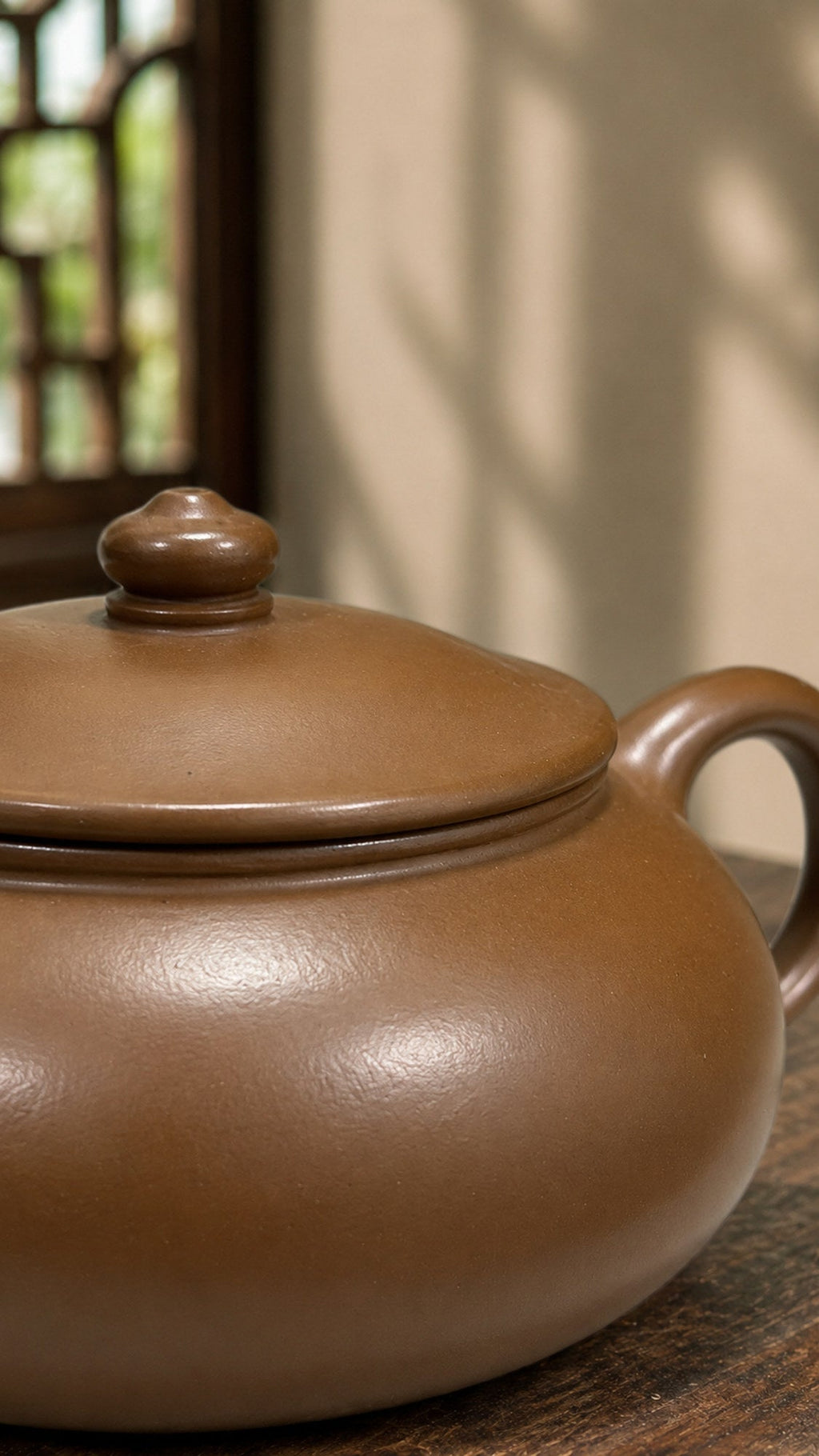 Handmade Han Jiang Yixing Zisha Teapot – Chijin Zini Clay, 170ml
