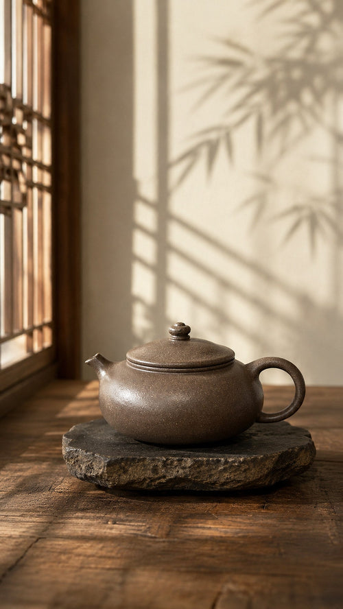 Handmade Han Jiang Yixing Zisha Teapot – Tianqingni Clay, 180ml