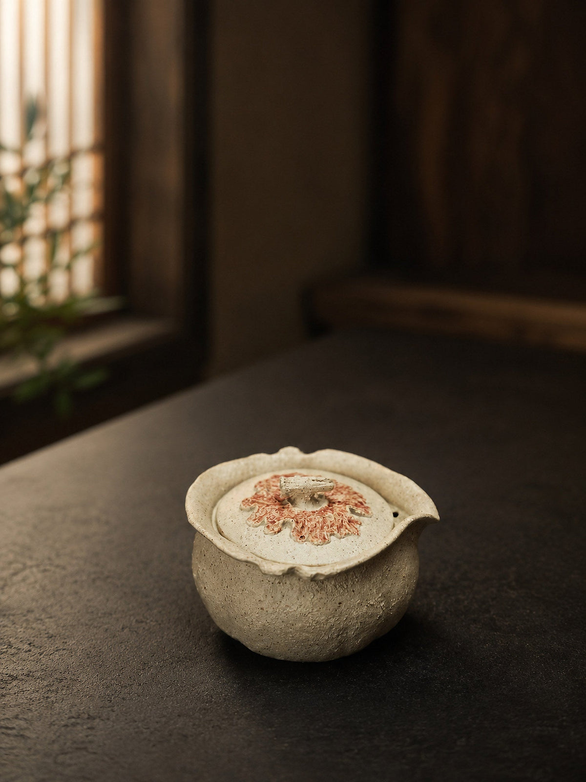 Handmade Hand-Grip Form Yixing Zisha Teapot – Baiyu Duanni Clay, 180ml