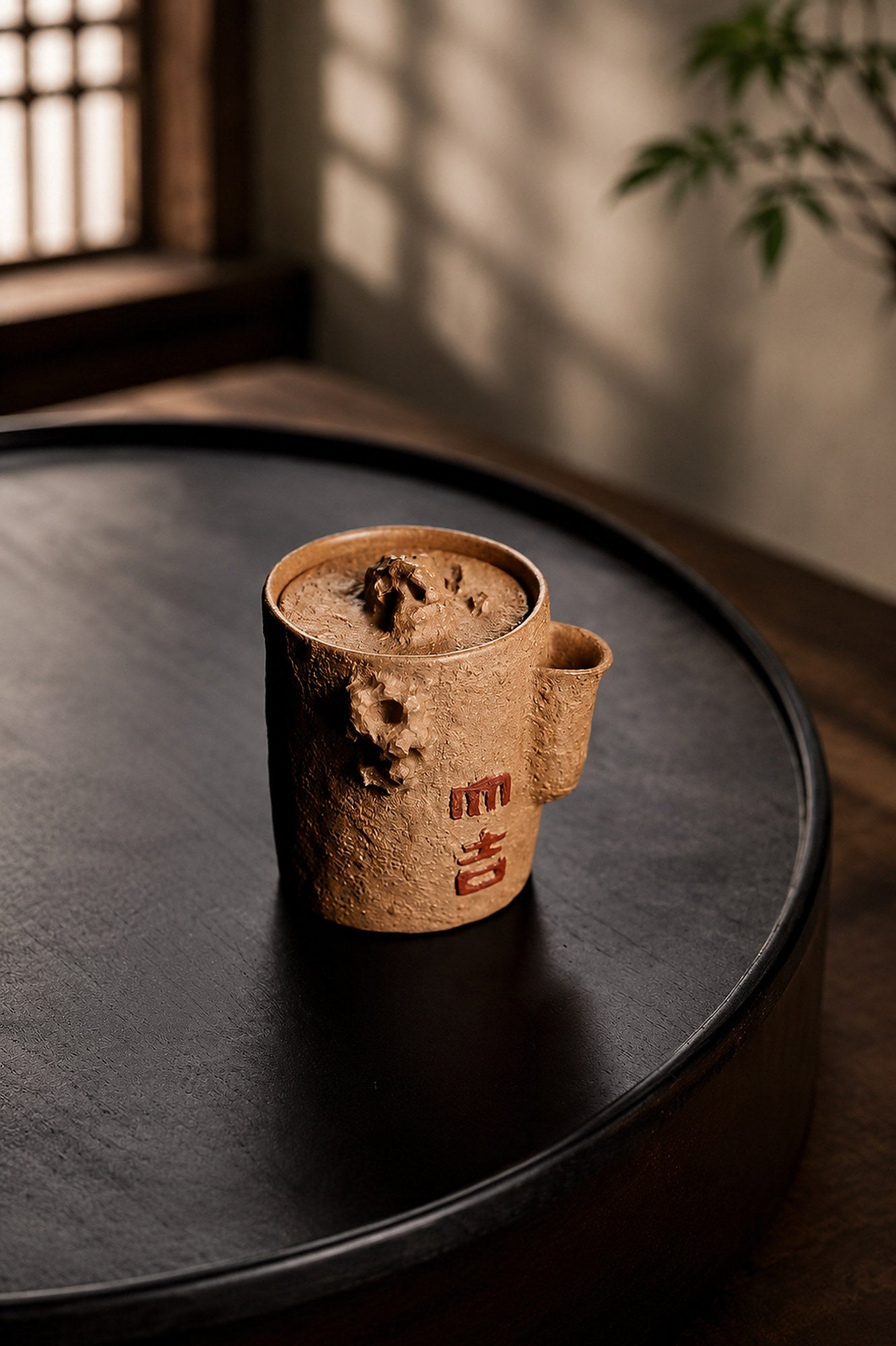 Handmade Hand-Grip Form Yixing Zisha Teapot – Duanni Clay, 100ml