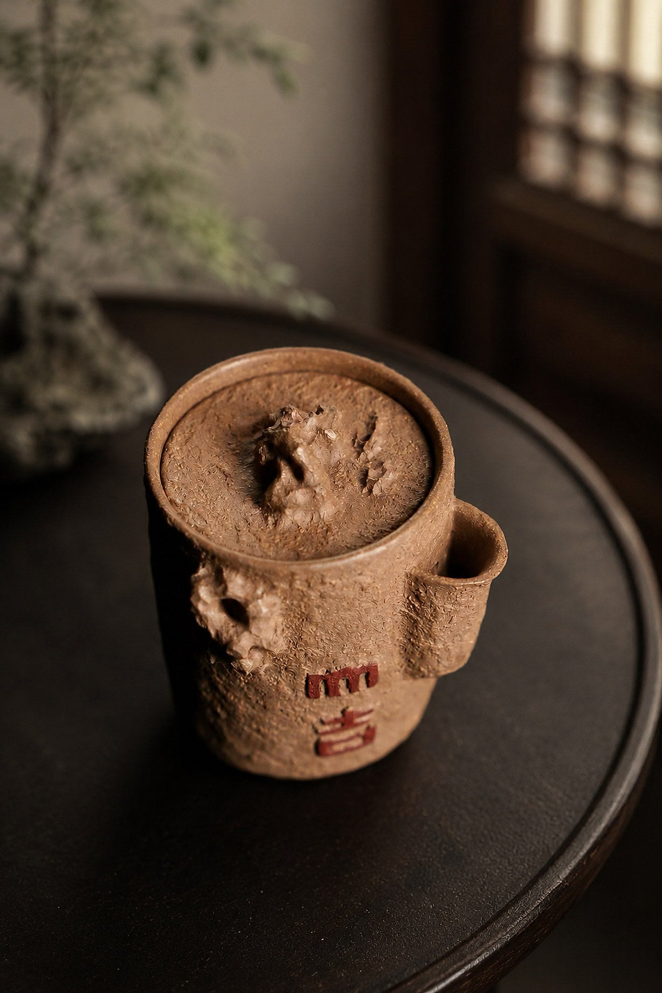 Handmade Hand-Grip Form Yixing Zisha Teapot – Duanni Clay, 100ml