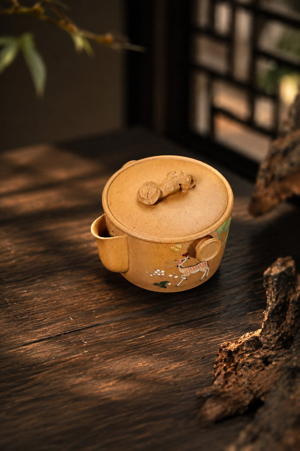 Hand-Grip Form Yixing Zisha Teapot – Duanni Clay, 140ml