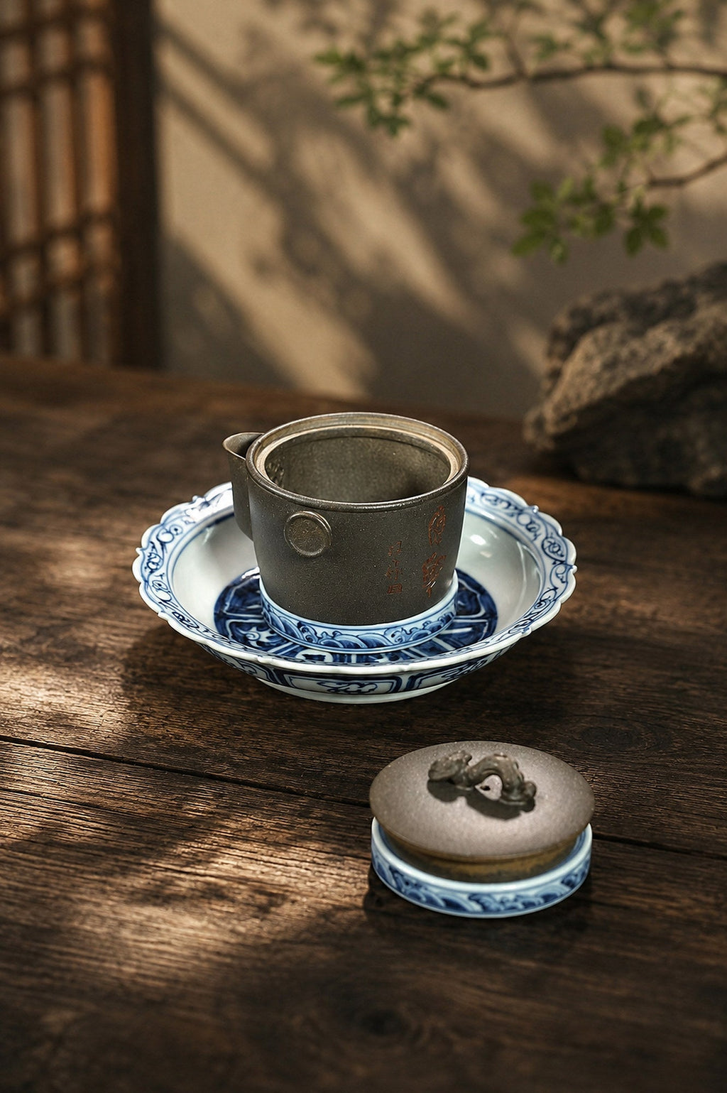Hand-Grip Form Yixing Zisha Teapot – Golden Duanni Clay, 130ml