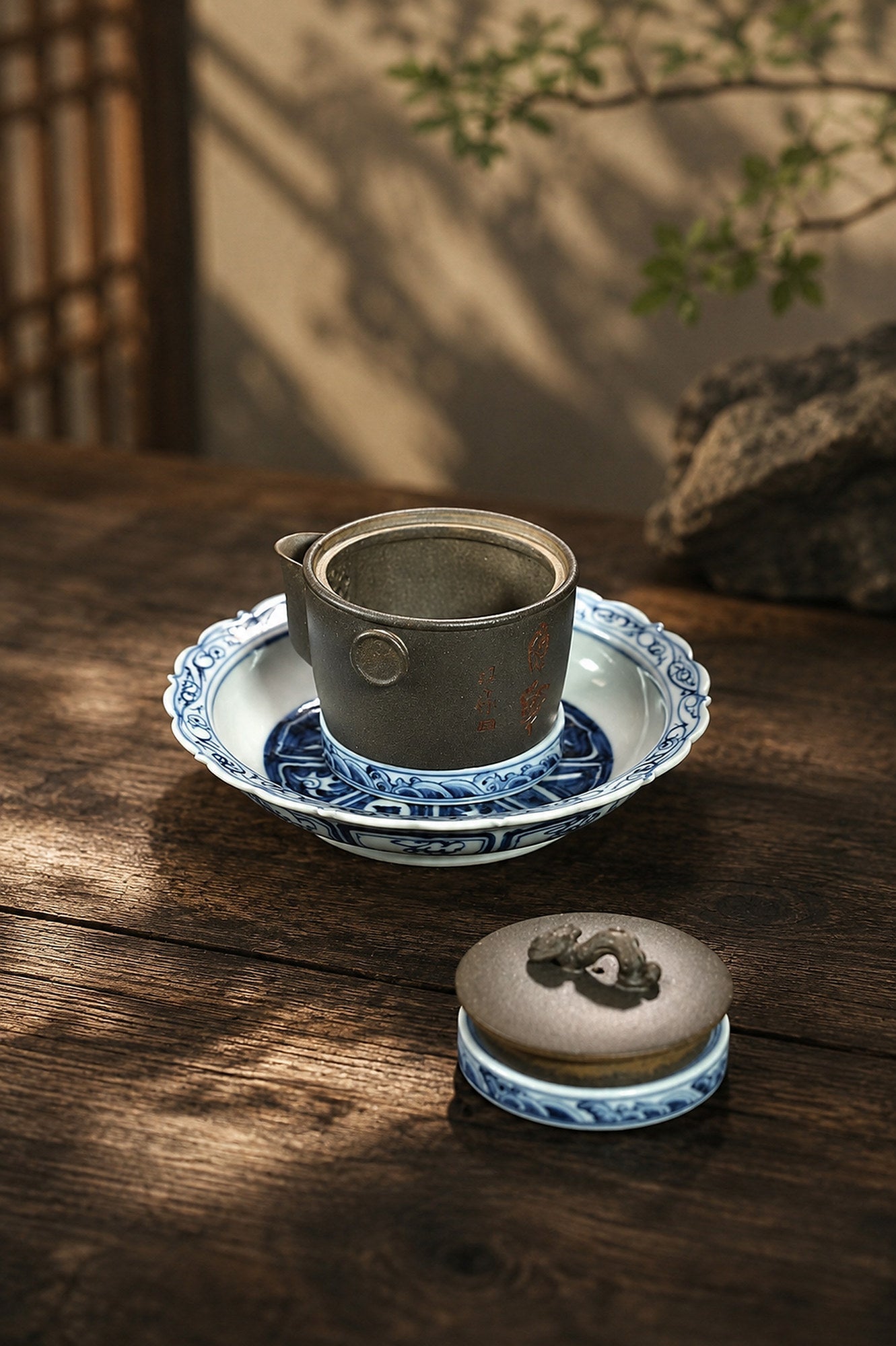 Hand-Grip Form Yixing Zisha Teapot – Golden Duanni Clay, 130ml