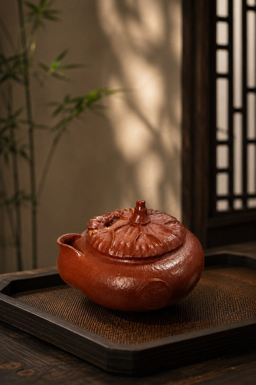 Hand-Grip Form Yixing Zisha Teapot – Jiangponi Clay, 140ml