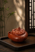 Hand-Grip Form Yixing Zisha Teapot – Jiangponi Clay, 140ml