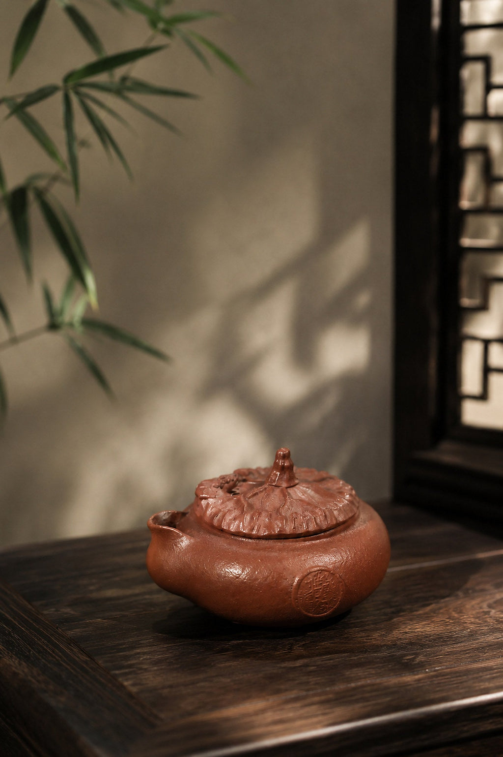 Hand-Grip Form Yixing Zisha Teapot – Jiangponi Clay, 140ml